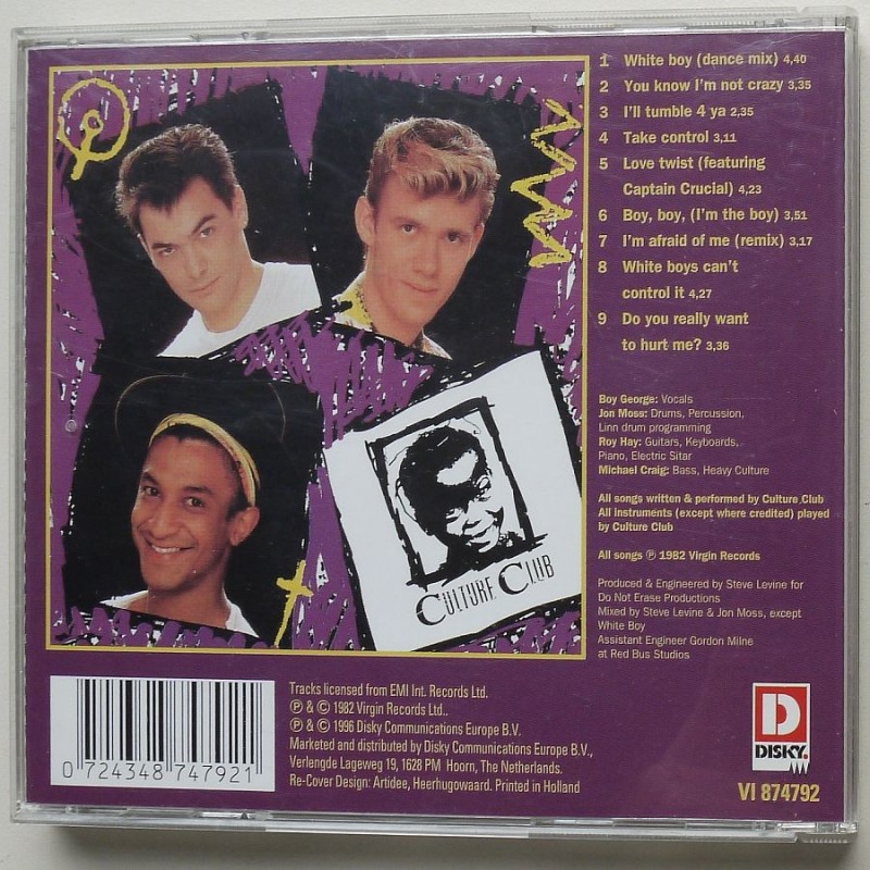 Culture Club - Kissing To Be Clever