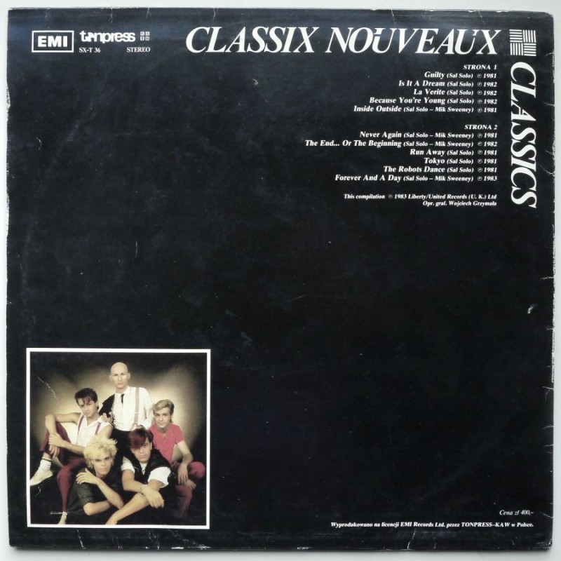 Classix Nouveaux - Classics