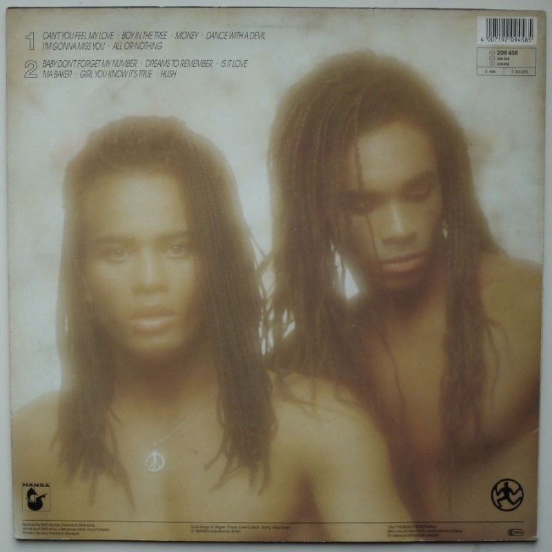 Milli Vanilli - All or Nothing