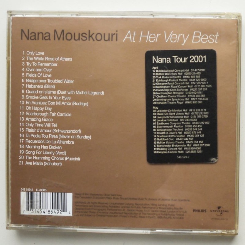 Nana Mouskouri - At Her Very Best