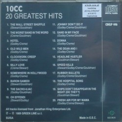 10CC - 20 greatest hits 2