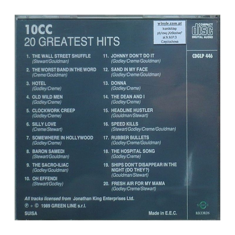 10CC - 20 greatest hits