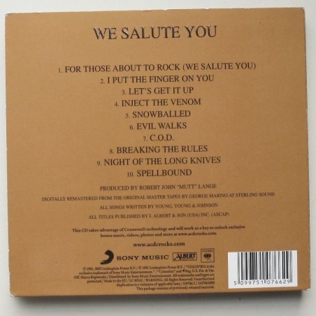 AC/DC - For Those About To Rock