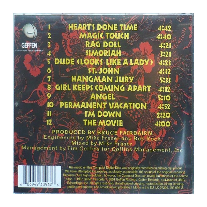 Aerosmith - Permanent Vacation