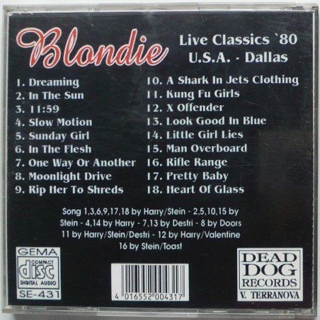 Blondie - Live Classics ‘80 U.S.A. Dallas
