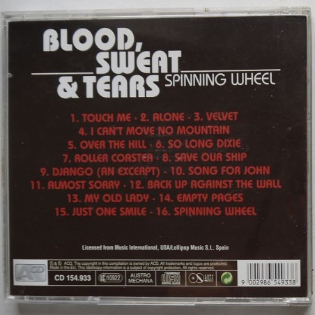 Blood Sweat & Tears - Spinning Whell