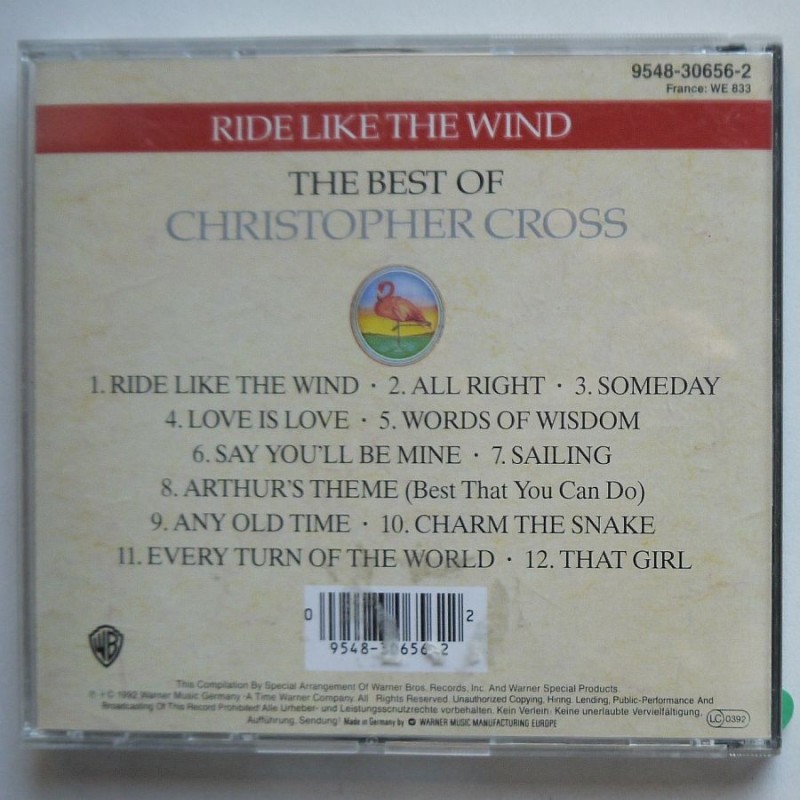 Christopher Cross - Ride Like The Wind – The...