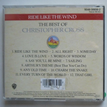 Christopher Cross - Ride Like The Wind – The Best Of