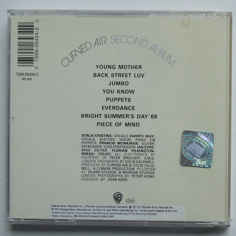 Curved Air - Second Album