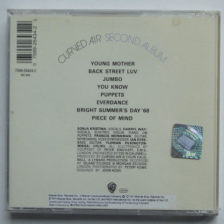 Curved Air - Second Album