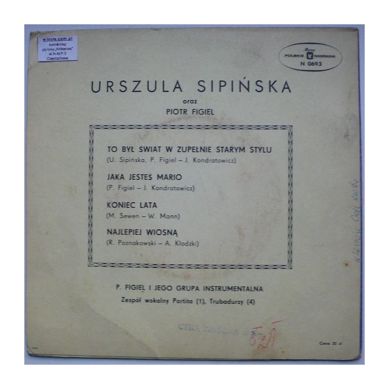 Sipińska Urszula oraz Figiel Piotr - To był...