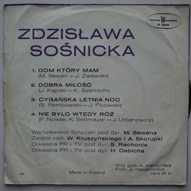 Sośnicka Zdzisława - Dom który mam