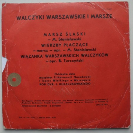 Orkiestra Dęsta muzyków Filharmonii Narodowej i Teatru Wielkiego w Warszawie - Walczyki warszawskie i marsze