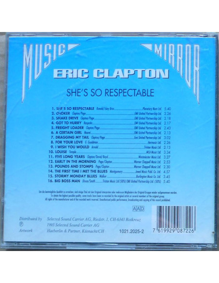 Eric Clapton - She's so Respectable