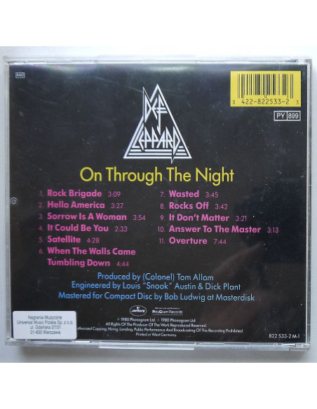 Def Leppard - On Through The Night