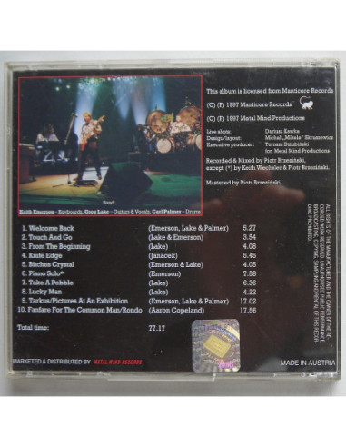 Emerson, Lake & Palmer (ELP) - Live in Poland