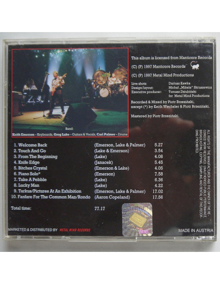 Emerson, Lake & Palmer (ELP) - Live in Poland