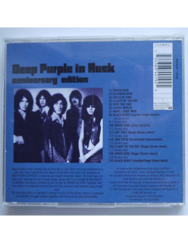 Deep Purple - In Rock (Anniversary Edition) (CD)