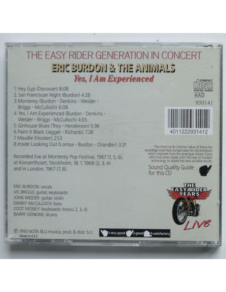 Eric Burdon & the Animals - Yes, I am Experienced