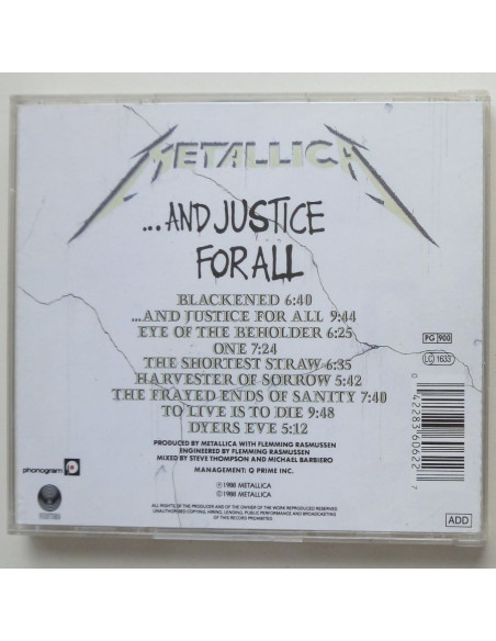 Metallica - ...And Justice For All