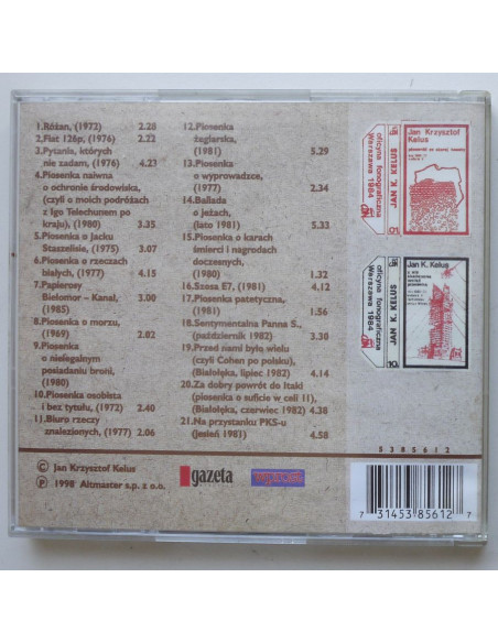 Kelus Jan Krzysztof - Kawał w bok od szosy głównej