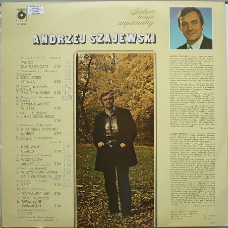 Szajewski Andrzej - Takim mnie zapamiętaj