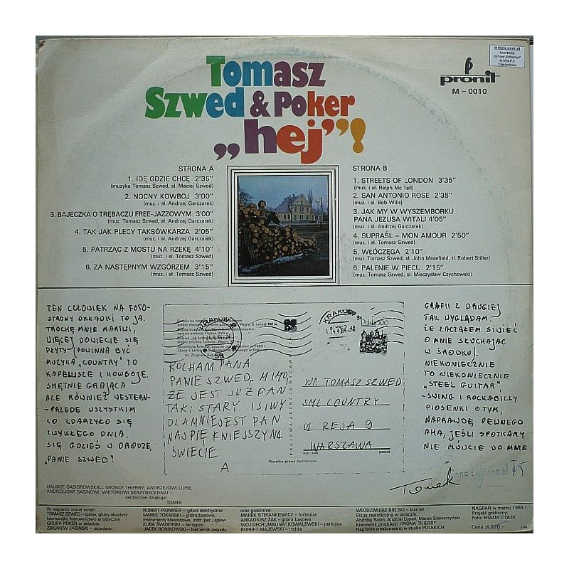 Szwed T & Poker - Hej