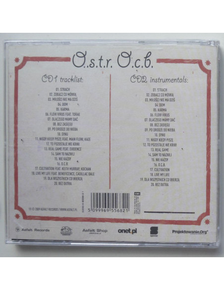 O.S.T.R. - O.C.B. (2cd)