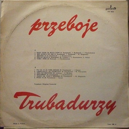 Trubadurzy - Przeboje