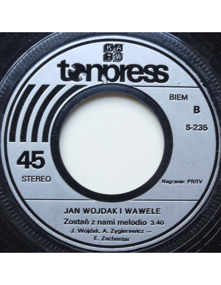Wojdak Jan i Wawele - Niech żyje deszcz / Zostań z nami melodio