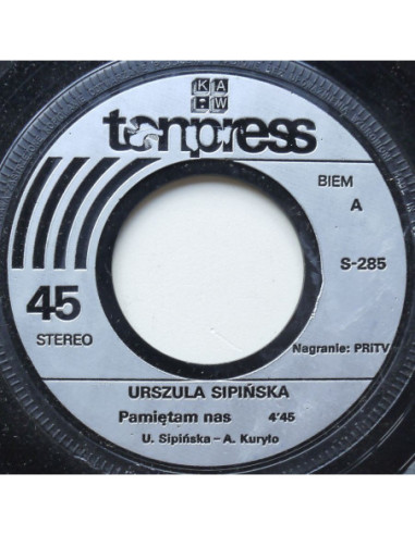Sipińska Urszula - Pamiętam nas / Płynąć