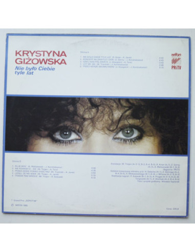 Giżowska Krystyna - Nie było Ciebie tyle lat