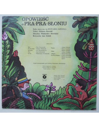 Bajka - Opowieści o pra - pra słoniu