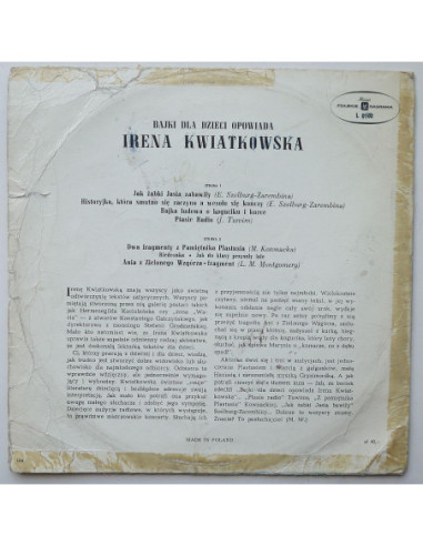 Bajka - Bajki dla dzieci opowiada Irena...