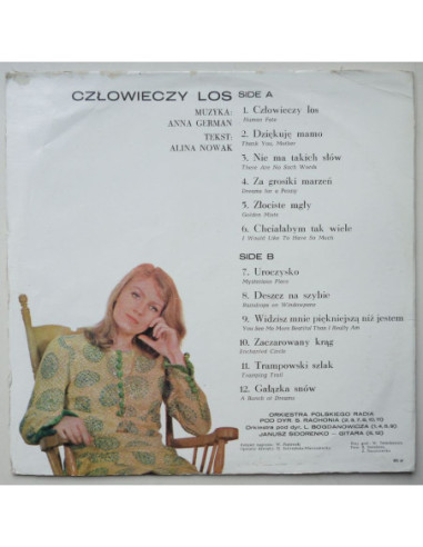 German Anna - Człowieczy los