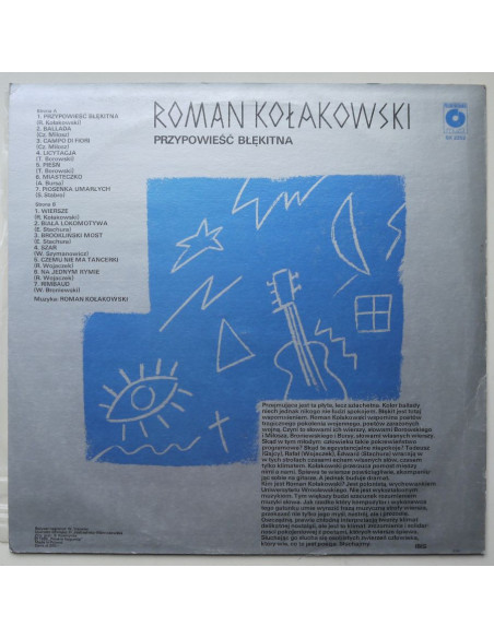 Kołakowski Roman - Przypowieść błękitna