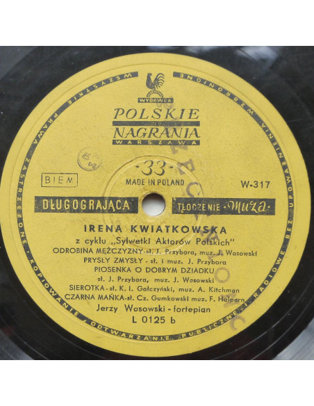 Kwiatkowska Irena - Sylwetki aktorów polskich