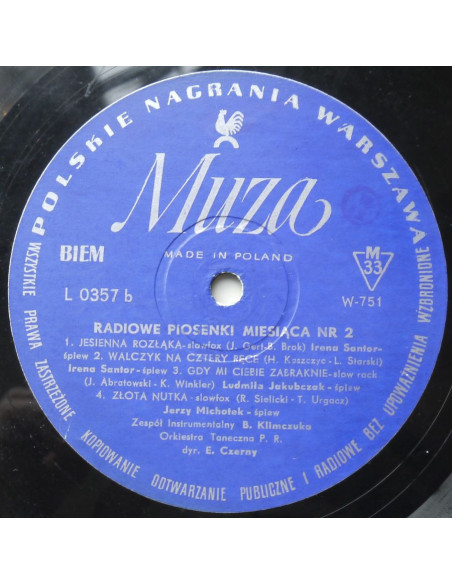 Michotek Jerzy - Radiowa piosenki miesiąca nr 2