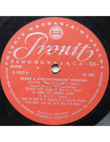 Przybylska Sława - Stare niezapomniane piosenki...