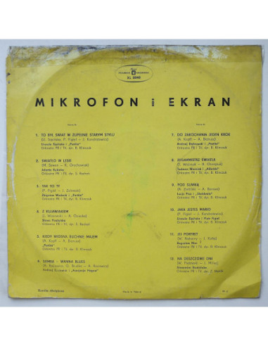 Składanka - Opole ‘72 – Mikrofon i ekran