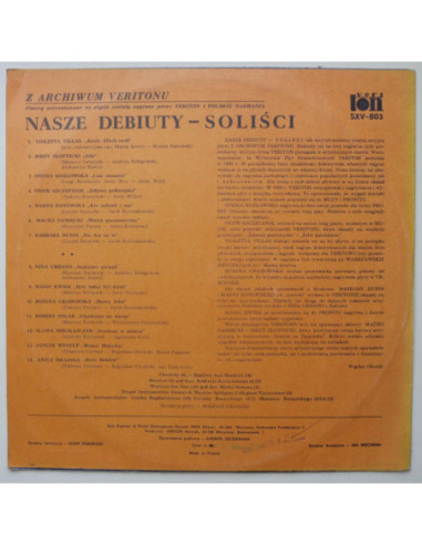 Składanka - Z archiwum Veritonu – Nasze debiuty...