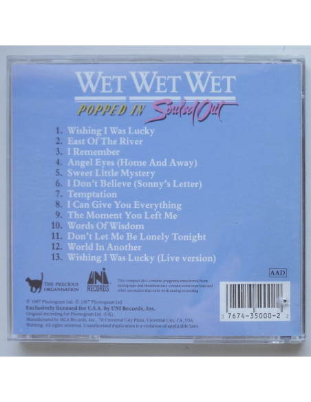 Wet Wet Wet - Popped in Souled Out