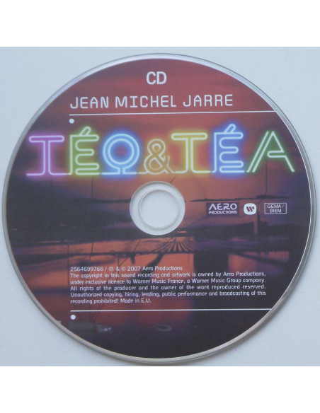Jean Michel Jarre - Teo &Tea (cd+dvd)