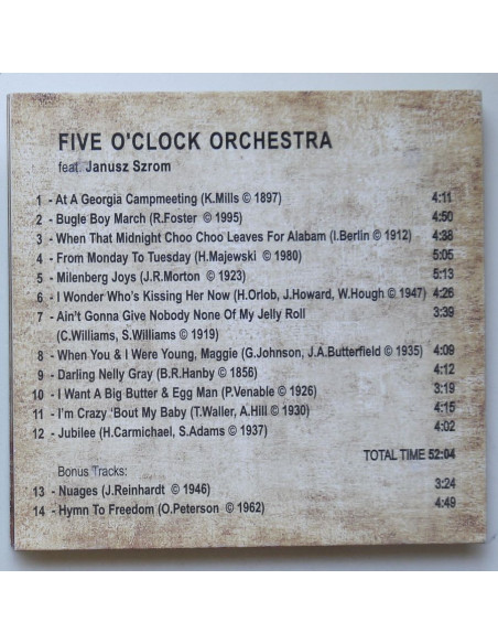 Five O’Clock Orchestra feat. Janusz Szrom - Jubilec