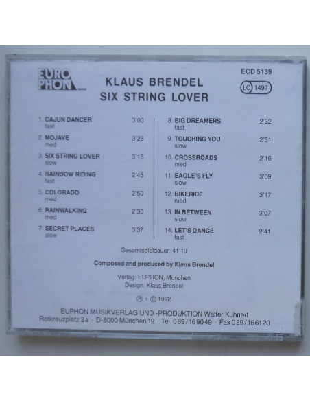 Klaus Brendel - Six String Lover