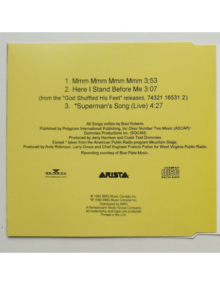 Crash Test Dummies - Mmm mmm mmm mmm