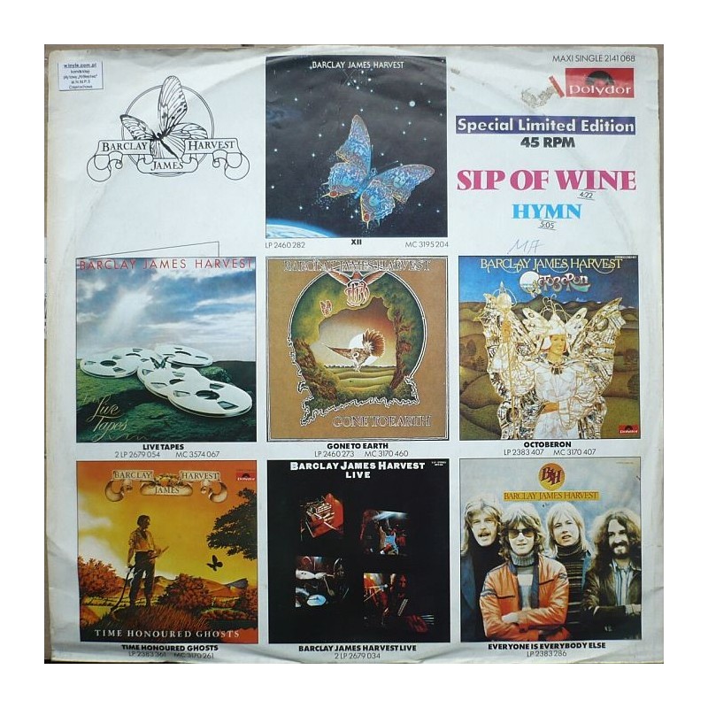 Barclay James Harvest - Sip of Wine (12”)