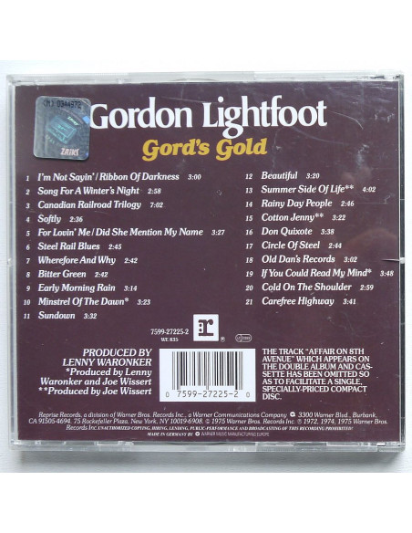 Gordon Lightfood - Gord's Gold