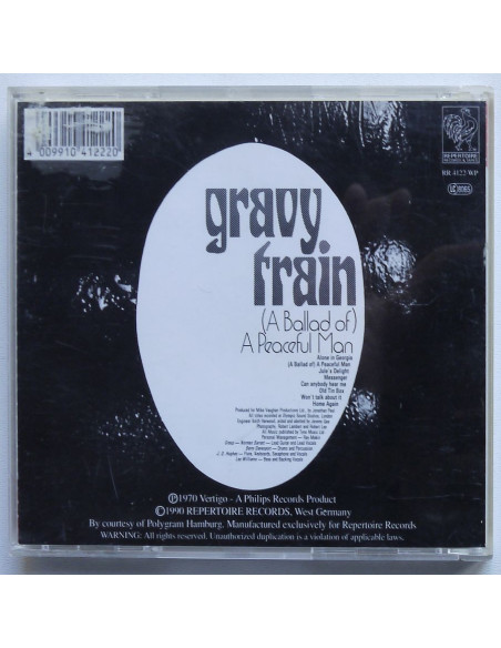 Gravy Frain - (A Balld Of) A Peaceful Man