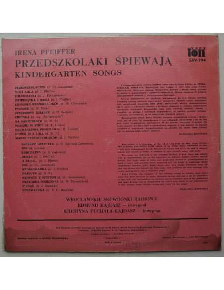 Dla Dzieci - Przedszkolaki śpiewają